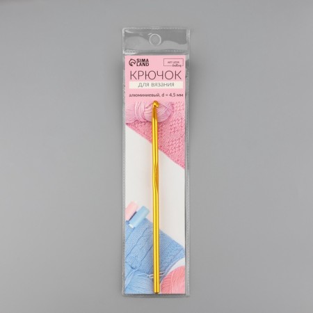 Knitting hook, d = 4.5 mm, 15 cm, mix color-5