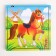 Puzzle split "Farm animals", 3 pictures in the frame