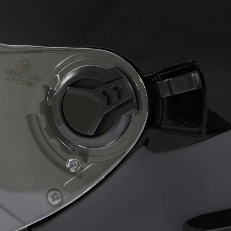 The helmet open with two visors, size XXL (61), model - BLD -708E, black glossy-10