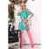 Women's tunic, size 44, green color