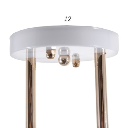 Chandelier 2008/2 E27 60W white+gold 44x26x25 cm Bayerlux-4