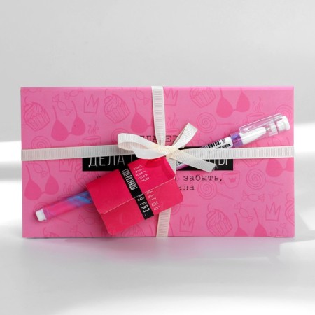 Gift set "Sklerznitsa affairs" Planing and pen-1