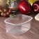 Container plastic disposable "JPPLAST", 500 ml, 13.8 × 10.2 × 5.9 cm, medium, transparent color