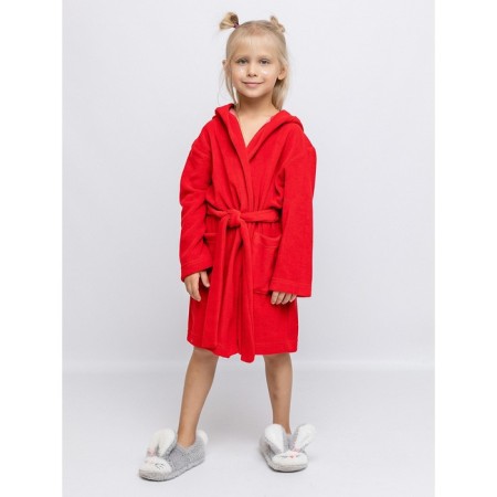 Baby robe, height 104 cm, red color-3
