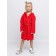 Baby robe, height 104 cm, red color