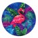 Wooden Figure Puzzle "Paradise Tropics", Round