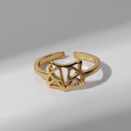 The ring "Fox" is the edge, the color is gold, dimensionless-3
