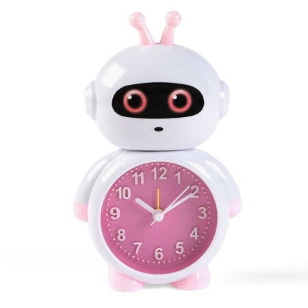 Clock - HELL WITHOOL "Robot", discrete move, dial d -7.5 cm, 17 x 11 cm, aa