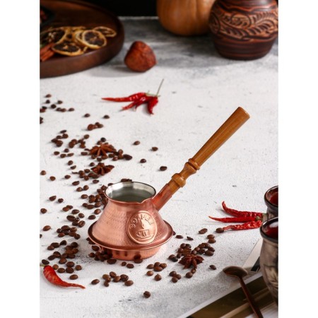 Turk for coffee "Armenian jezva", 280 ml, copper-4