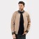 Male bomber, sandy color, size 50