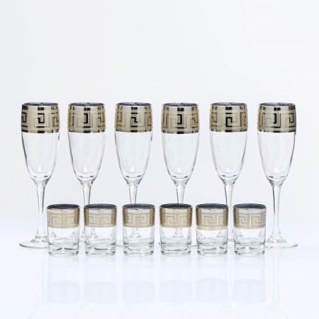 Mini-bar "Greece" Bar Stream, 6 glasses/piles-3