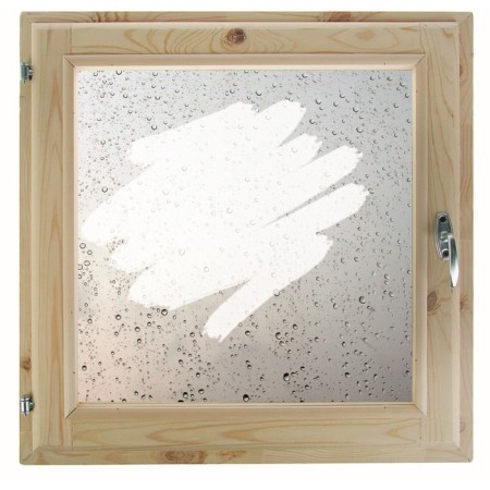 Window 50x60 cm, "drops on glass", single -chamber double -glazed window, needles