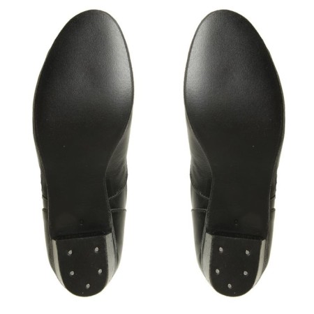 Folk women's shoes, insole length 22 cm, black color-3