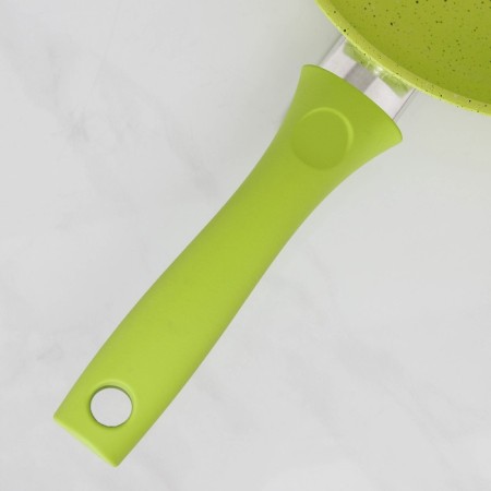 Trendy Style pan, d = 22 cm, plastic handle, anti -stick coating, green color-3