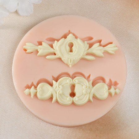 Molds Silicon "Kalloine wells" No. 1 7.8x2.4x0.3 7.8x2.9x0.3 cm
