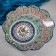 Largan Rishtan ceramics "Pavlin", 41 cm, blue, corrugated