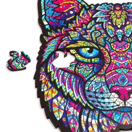 Figure puzzle "Mystical lynx" s-3