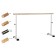 Portable choreographic machine single -row # 6 pine, white legs