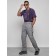 Semi -combinezone ski insulated male winter, size 48, color gray color