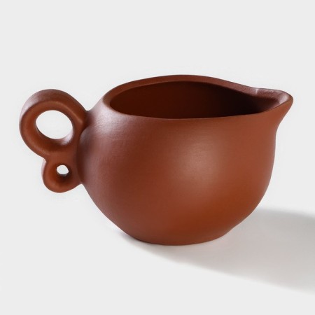 A set for the tea ceremony ceramic Dragon, 10 items: 8 PIAL 35 ml, kettle 200 ml, hour 150 ml, brown color-5