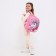 Baby backpack on lightning, external pocket, pink color