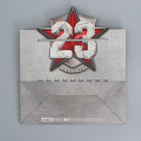 Gift package, packaging, “best defender”, 25 x 26 x 10 cm-5