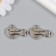 Magnetic metal lock "Key and lock" silver 2.3x3.4x0.5 cm
