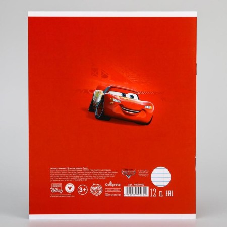 Notebook in a ruler of 12 sheets, 5 types of mix, cover coated cardboard, cars-7