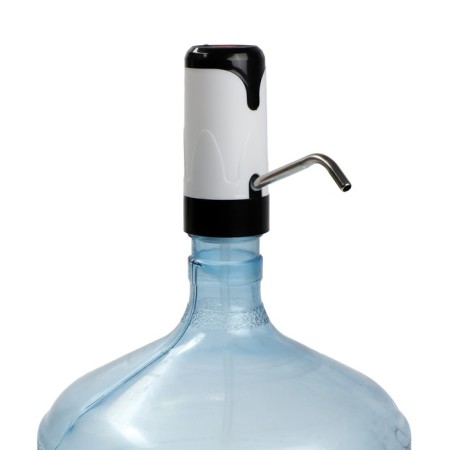Water pump AEL DP-MW700, electric, 1.2 l/min, 1200 am, from USB, black and white-4