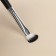 A set of makeup brushes "monogram", 7 objects, a cover on a button, golden color/black