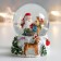 Souvenir Polystone Water Ball "Santa Claus and Deer" 7x6.7x8.8 cm
