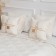 Bedspread with pillowcases "Bridget", size 230x250 cm, white color
