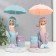 Souvenir Polystone stand "Little Mermaid under the umbrella" mix 20x10x10 cm