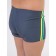 Bathing panties for boys, height 146-152 cm, graphite, yellow, green color