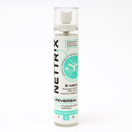 Nettrix Universal spray, from mosquitoes, midges, molasses, 100 ml