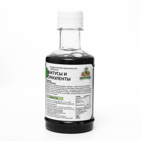 Liquid fertilizer for cacti and succulents, new flower grinder, 0.25 liters-1