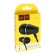 Hoco M34 headphones, wired, vacuum, microphone, jack 3.5 mm, 1.2 m, black