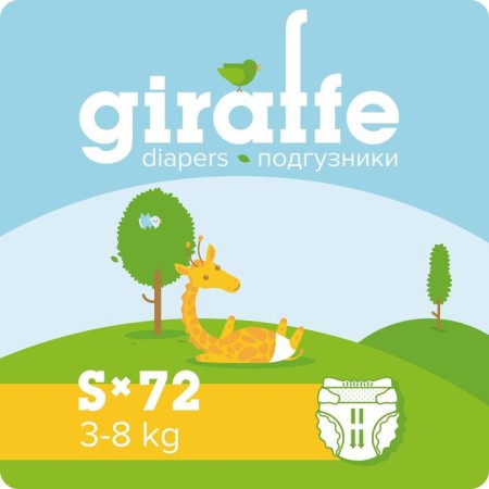 Distributes "Lovular" Giraffe 3-8kg, 72 pcs