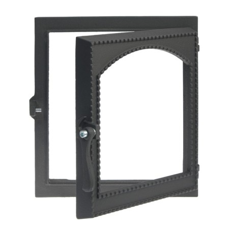 Top-resistant sealed door "One-2" DTG-8VS, 34x37x13 cm, with glass, thermal mushrooms-1
