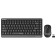 Keyboard + Mouse A4Tech FSTYLER FGS1110Q CLAV: Black/Gray Mouse: Black/Gray USB USB 103388