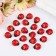 A set of buttons plastic "God's cow" 1.4x1.1 cm nr 20 pcs 11.2x1.5x7 cm