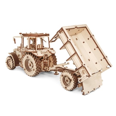 Prefabricated Model Wooden 3D Ewa trailer for the Belarus tractor 82/2022-4