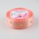 Satin tape with embossing "Stars", 25 mm × 18 ± 1 m, pink color/gold No. 089