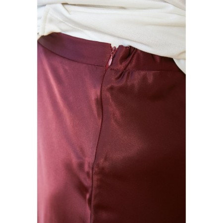 Female skirt, size 58, burgundy color-4