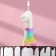 Candle for the cake "Fish Fulfillment of desires", the number "1", white