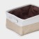 Box for storing things LadoM, 25 × 20 × 11 cm, white/beige color