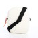 Youth bag with lightning, external pocket, white color