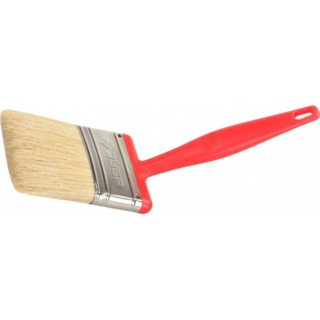 Brush flat bison 4-01050-063, quick-detachable, natural bristles, plastic handle, 63mm