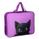 Folder with handles Textile A4, 350 x 270 x 70 mm, calligrata "Cat Black"