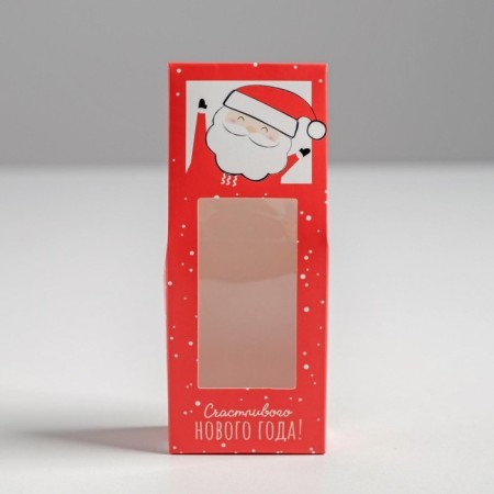 Folding box "Happy New Year", 6 x 14.5 x 3.5 cm, New Year